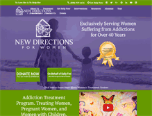 Tablet Screenshot of newdirectionsforwomen.org